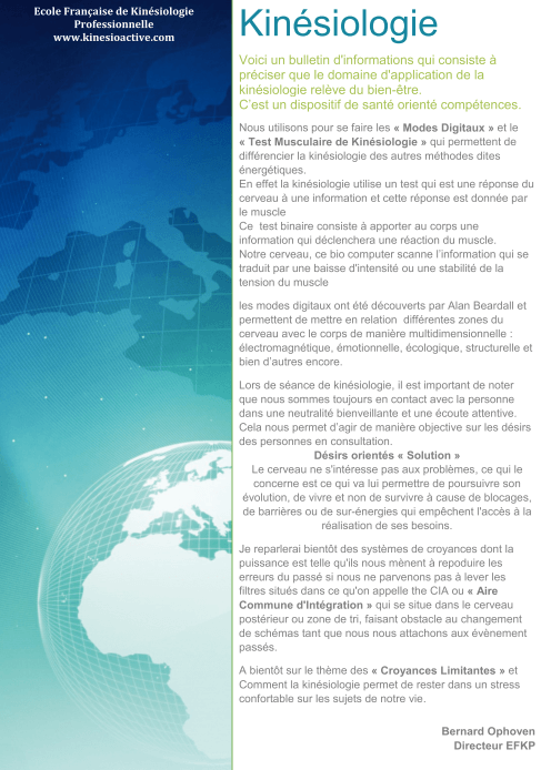 LETTRE INFORMATION KINESIOACTIVE 05 2017
